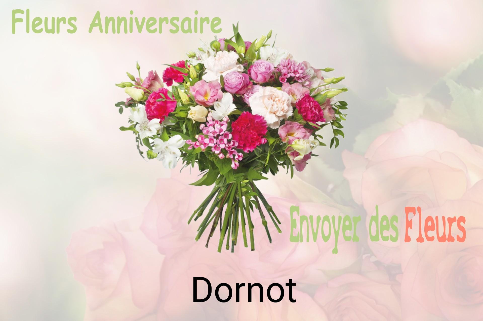 Bouquet de fleurs d’anniversaire livré à Dornot